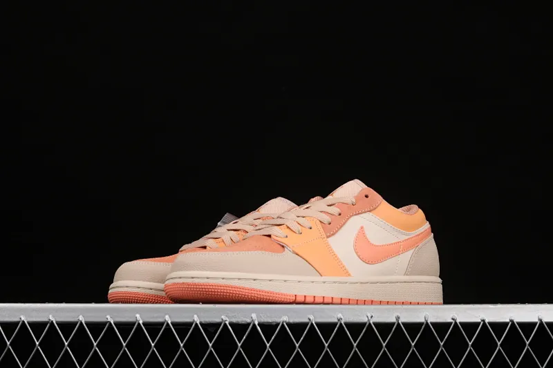 All categories Air Jordan Jordan series basketball shoes Air Jordan 1 Low Air Jordan 1 Low AJ1 Joe 1 orange and pink stitching low-top versatile casual sports sneakers DH4271-800